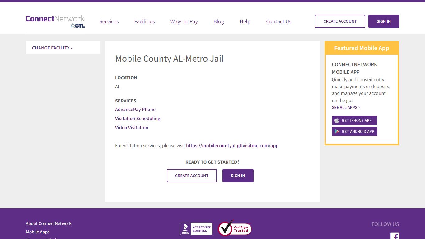 Mobile County AL-Metro Jail | ConnectNetwork