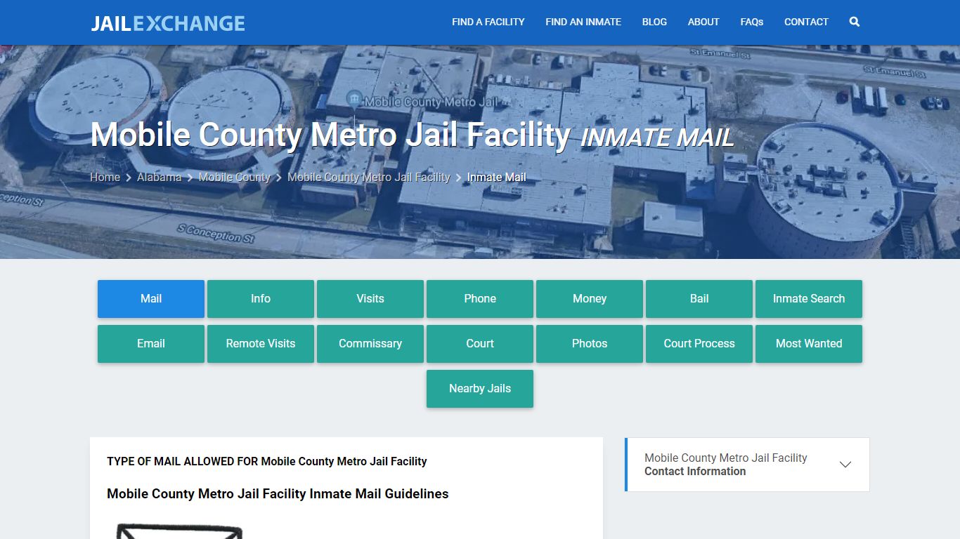Mobile County Metro Jail Facility Inmate Mail - Jail Exchange